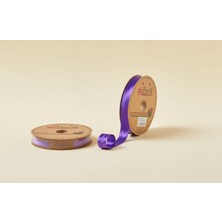 Biyelli Biye Saten Katlı 032 Mor 2 cm 25 Metre %100 Polyester