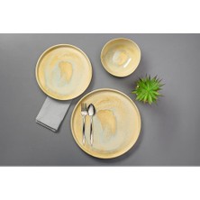 Porland Stoneware 3 Parça Tek Kişilik Yemek Takımı (32 23 11 Cm)