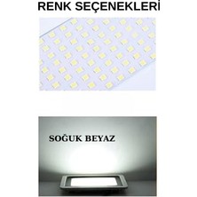 200W LED Projektör | Beyaz Işık | Bahçe, Halı Saha, Dış Mekan Aydınlatma | IP66 Su Geçirmez