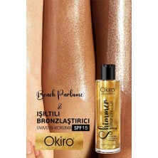 Okiro Shimmer Spf 15 E Vitaminli Besleyici Işıltılı Bronzlaştırıcı Yağ 125 Ml.