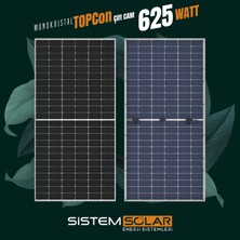 Sistem Solar 36 Adet 625 W Watt Topcon Güneş Paneli Monokristal