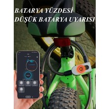 Akıllı,parmak Izli,çelik Halatlı Bisiklet/scooter Kilidi