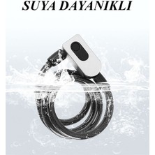Akıllı,parmak Izli,çelik Halatlı Bisiklet/scooter Kilidi