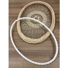 Elips (Oval) Rattan Tepsi Kalıbı – Pla Malzeme – Videolu – Kağıt Çubuklara Uygun Değil