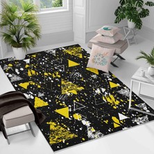 Kaymaz Taban Yıkanabilir Halı – Mutfak, Salon, Yatak Odası Için Modern Dijital Baskı Halı