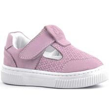 Rakerplus Bheem Hakiki Deri Pudra Cırtlı Bebek Sneaker Sandalet