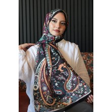 Damla Motif Desen Bordo Soft Pamuk Şal
