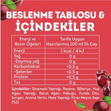 Lipton Slim Plus Kiraz Saplı 20'li Bardak Poşet Çay 3 Paket