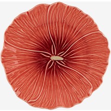 Bordallo Pinheiro Maria Flor Turuncu Seramik Kahvaltı Tabağı 22 Cm