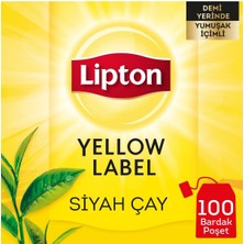 Lipton Yellow Label Bardak Poşet Çay 100'LÜ 3 Paket 300 Adet