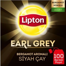 Lipton Earl Grey Bardak Poşet Çay 2gr 100lü