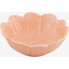 Bordallo Pinheiro Flora Pembe Seramik Servis Kasesi 17 Cm