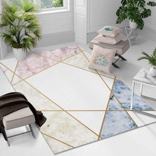 Kaymaz Taban Yıkanabilir Halı – Mutfak, Salon, Yatak Odası Için Modern Dijital Baskı Halı