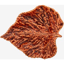 Bordallo Pinheiro Gudrun Turuncu Seramik Servis Tabağı 21 Cm