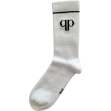 Tenis Çorabı Fitilli Beyaz Unisex - Premium Kalite Tenis Çorabı Soket Boy Pamuklu