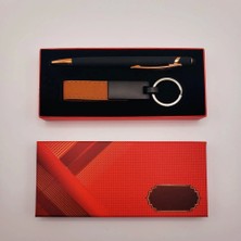 Deri Metal Anahtarlık ve Rubber Kalem