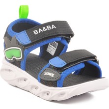 Siyah-Saks Çocuk Sandalet Ba & Ba 018127 P