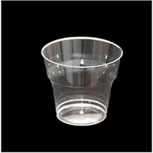 25 Li Şeffaf 180CC Mika Sert Plastik Bardak 1000 Adet