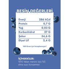 Doğal Katkısız ve Organik Yaban Mersini Özü 700GR