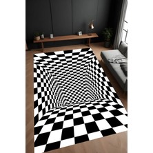 Dijital Baskı Kaymaz Taban Yıkanabilir Modern 3D Özel Tasarım Halı ve Yolluk