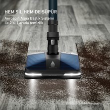 Tefal TY9AC X-force Flex 13.60 Allergy Aqua Aerospin  Kablosuz Şarjlı Dikey Süpürge - 150 Air Watt