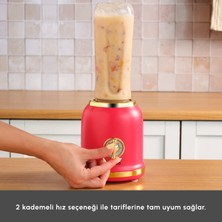 Karaca Retro Personal Kişisel Smoothie Blender Red