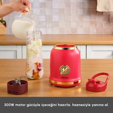Karaca Retro Personal Kişisel Smoothie Blender Red