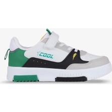 Cool Max Beyaz Cırtlı Ortopedik Sneakers Erkek Çocuk Spor Ayakkabı