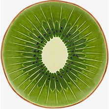 Bordallo Pinheiro Tropical Fruits Yeşil Seramik Servis Tabağı 33 Cm