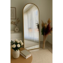 Ersan Dizayn Metal Çerçeve Gold Ayaklı Boy Aynası 65X180