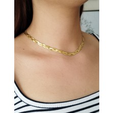 Ladybirdbujiteri Örme Italyan Gold Çelik Kolye