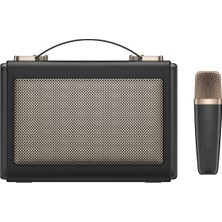 Havit Sk823bt Mikrofonlu Bluetooth Hoparlör – Retro Tasarım, Kablosuz Bt V5.3 Karaoke