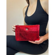 Kadın El Clutch Makyaj Çantası