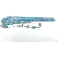 Furkan Gül Usta Eseri 0.6 mm Şeffaf Delim Ok Gibi Bir Kesme Alman Zar Kehribar Sertifikalı 8176
