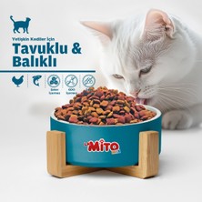 Adult  Cat Tavuklu  ve Balıklı Yetişkin Kedi Maması, 1 kg x 10 Adet, Tüm Irklar Için, Doğal, Şeker Içermez
