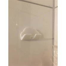 Yapışkanlı Bulut Banyo Düzenleyici - Jilet Tutucu Plastik Aparat