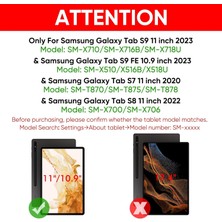 Fogy Samsung Galaxy Tab S10 Fe/S9 Fe 10.9 Inch Için Keyboard Bluetooh Bağlantılı Standlı Klavyeli Tablet Kılıfı