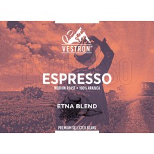 Vestron Espresso Medium Roast Etna Blend 500 gr Çekirdek Kahve Arabica