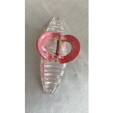 Mandal Toka Şeker Pembe Yaz Sıcakları Için Muhteşem Bir Toka Tüm Saçı Kavrıyor ve Sıkı Tutuyor Çok Şık