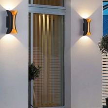 Elektrikpark  Çift Yönlü Dış Mekan Aplik – Antrasit Alüminyum Gövdeli 2XGU10 Duvar Lambası