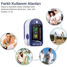 Ac-60 Oksimetre OLED Ekranlı Nabız ve Oksijen Ölçer