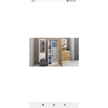 Modern Gardırop Ayakkabılık Tarz Dolap 185*76