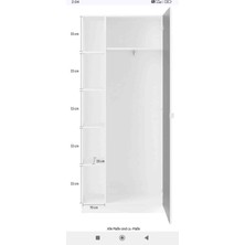 Modern Gardırop Ayakkabılık Tarz Dolap 185*76