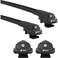 Turtle Toyota Verso (AR20) Turtle Ara Atkı Taşıyıcı Bar 2009-2018 Arası Uyumlu - Turtle Air1 Siyah