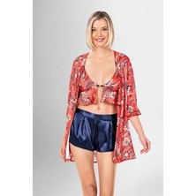 Secret Sita Arias Closet 3lü Şort Takımı Desenli