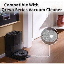 Radiometer2 Q / Qrevo Maxv / Qrevo S / Qrevo Pro Robot Süpürge Için Mikrofiber Paspas Bezi Pedi, Yıkanabilir Paspas Parçaları (Yurt Dışından)