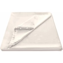 Saten Güneşlik Perde Beyaz