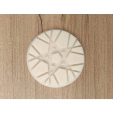 Yuvarlak Rattan Kalıp – Yıldız Şekilli Sepet Örme Kalıbı 8 cm - Kağıt Çubuklara Uygun Değil