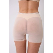 Freshness 0024 Lazer Kesim Tül Boxer Korse - Ten - Xl