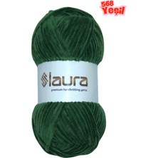 LAURA Kadife El Örgü İpi, 100 Gr. 120 Mt., %100 Mikro Polyester